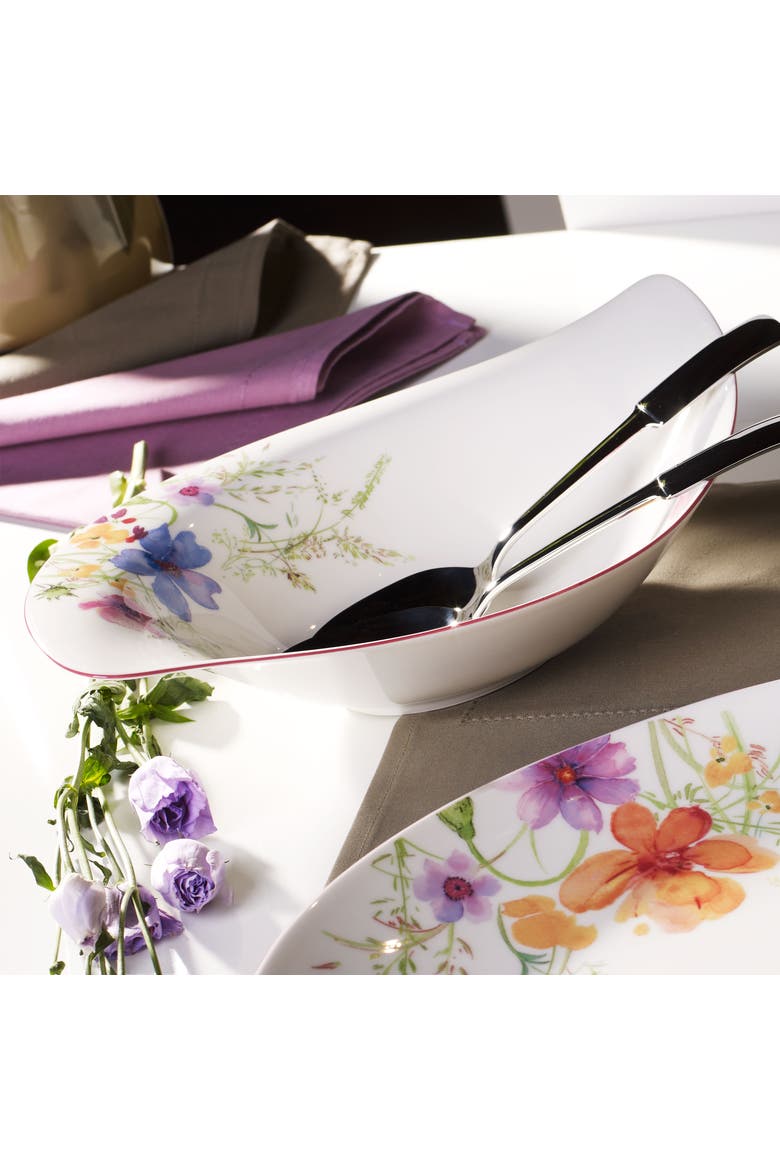 Mariefleur Special Serve Salad Salad Bowl, Alternate, color, White