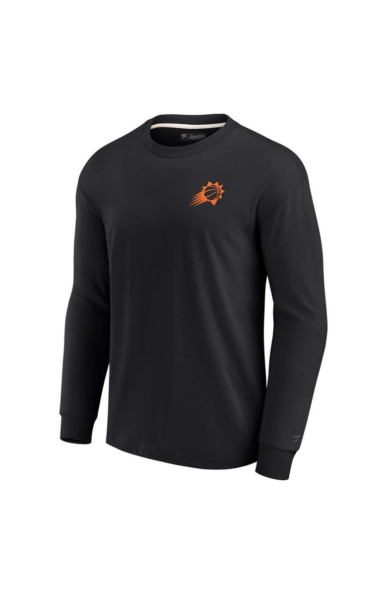 Fanatics Signature Unisex Fanatics Signature Black Phoenix Suns Elements Super Soft Long Sleeve T-Shirt, Alternate, color, Black