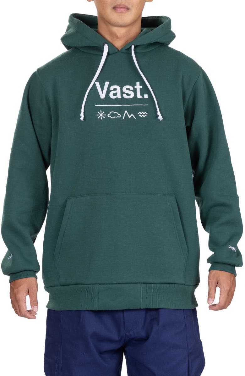VAST Elements Recycled Polyester Pullover Hoodie, Main, color, 