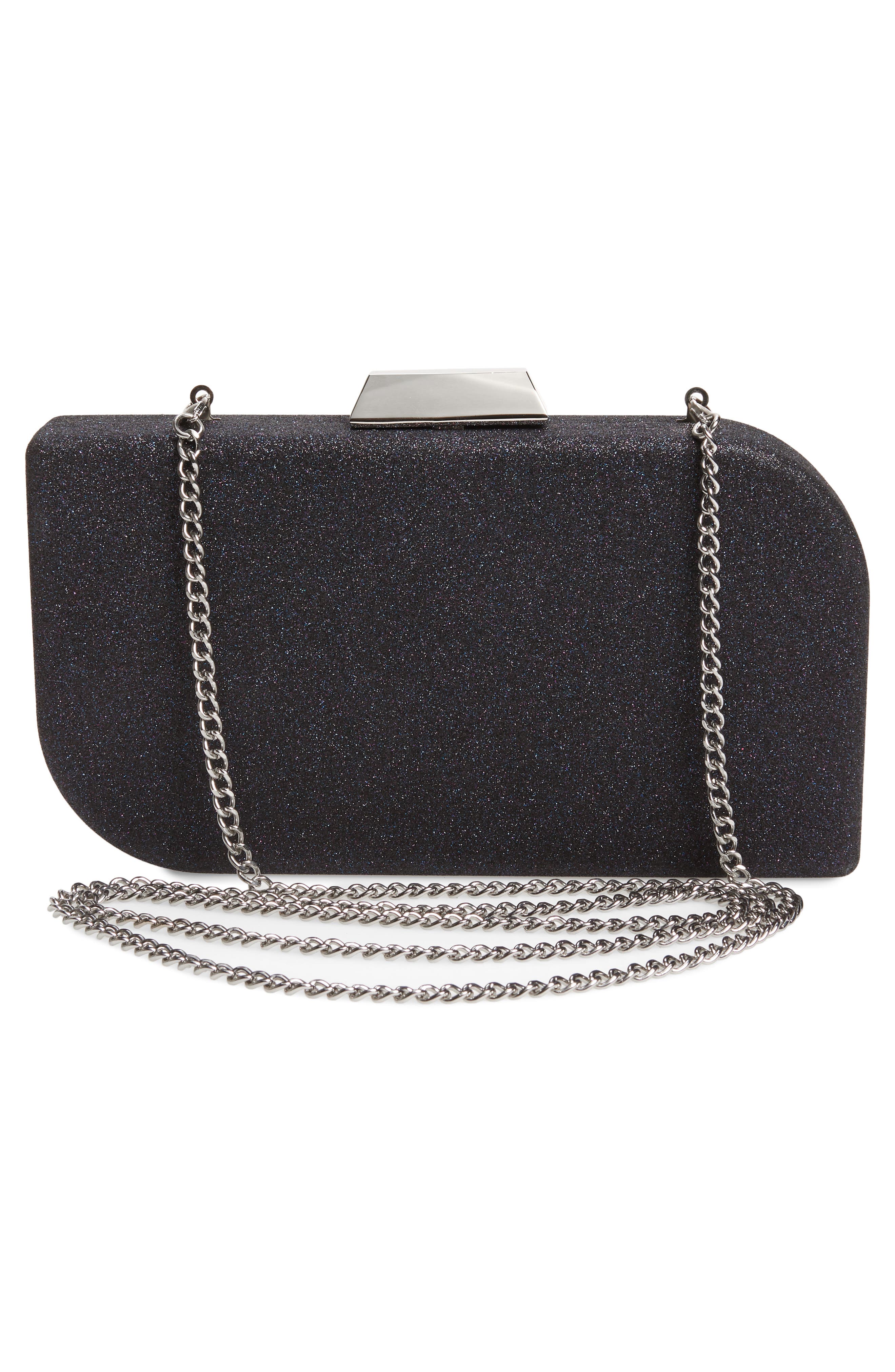 Nordstrom Glitter Minaudiére, Alternate, color, 