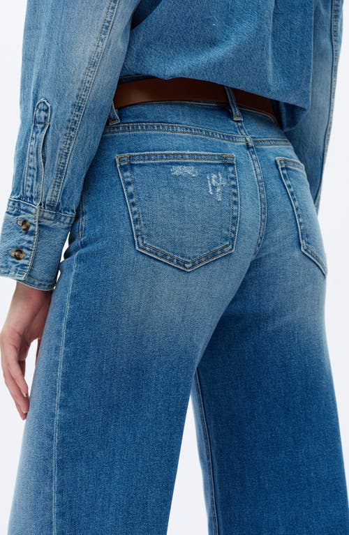 Bayeas Low Rise Wide Leg Jeans In Blue