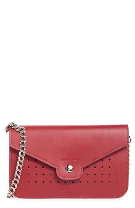 Longchamp Mademoiselle Leather Wallet on a Chain