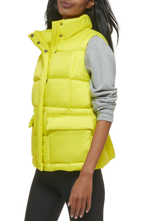 Levi's® Box Quilted Vest In Acidic Lemon