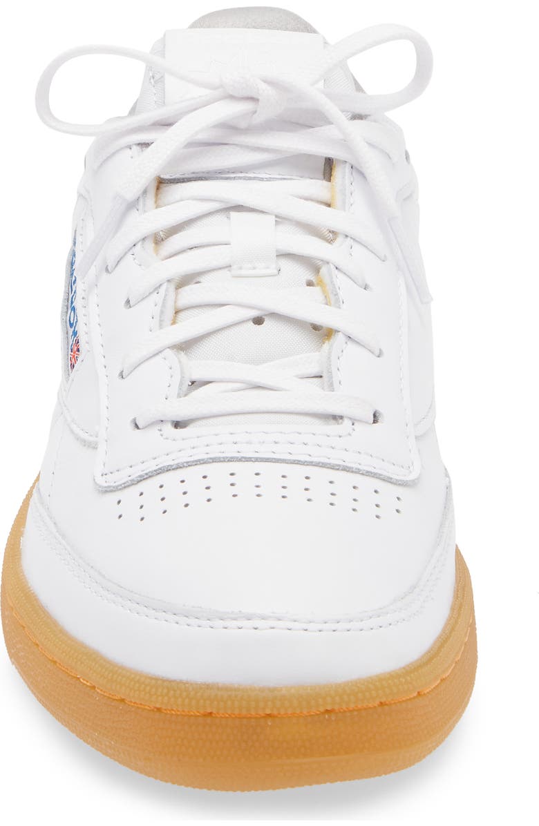 Reebok Club C 85 Vintage Sneaker, Alternate, color, Ftwrwhite/ Grey2/Gum