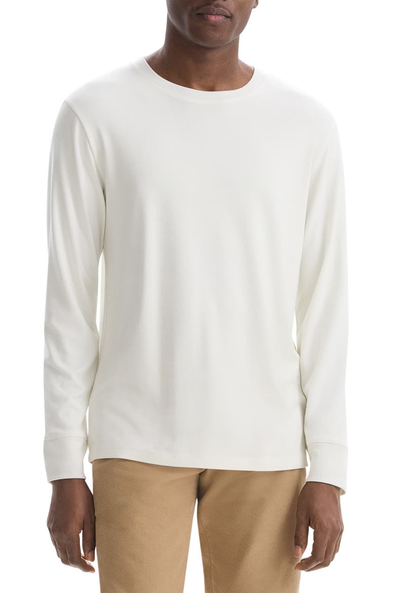 Essential Long Sleeve T-Shirt, Main, color, WINTER WHITE - C01