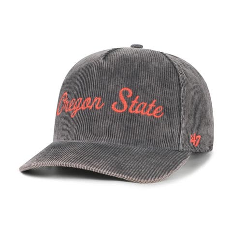 Men's '47  Gray Oregon State Beavers Reclaim Snow Wash Corduroy Hitch Adjustable Hat