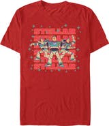 Toy Story 5 Men's Toy Story 5 Stellar Stars Buzz Graphic T-Shirt
