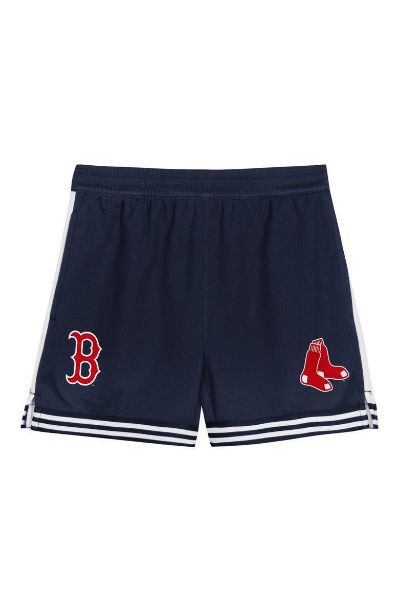 Outerstuff Toddler Red/Navy Boston Red Sox Pinch Hitter Infielder T-Shirt and Shorts Set, Alternate, color, 