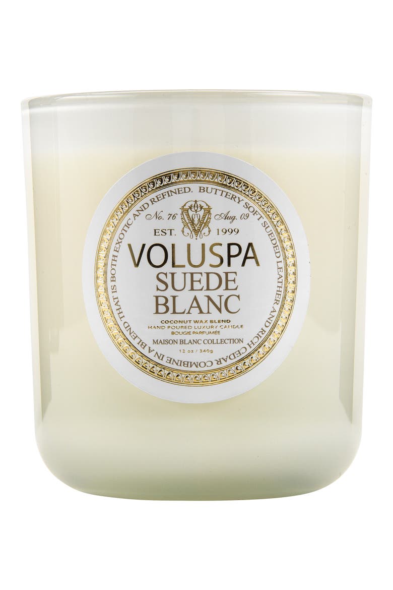 Maison Blanc Suede Blanc Classic Maison Candle, Main, color, NO COLOR