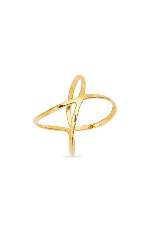 Kiara by Ki-ele Emerson Infinity Wide Ring in Gold  product