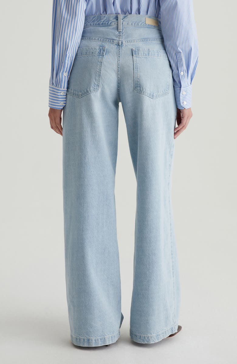 AG Stella Mid Rise Wide Leg Palazzo Jeans, Alternate, color,