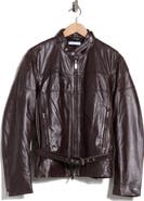 Helmut Lang Le Moto Leather Bomber Jacket