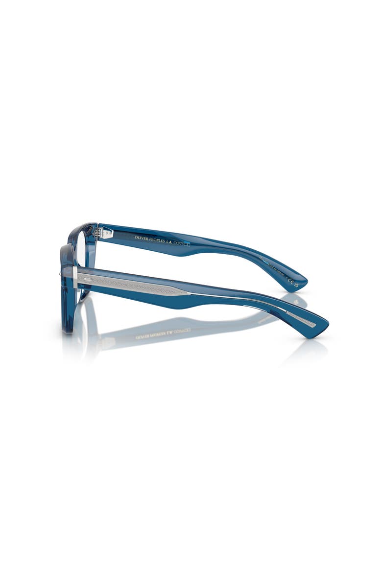 51mm Rectangle optical glasses, Alternate, color, Blue