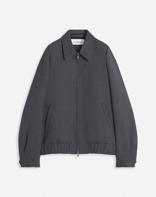 Lanvin Blouson Classique Zippé Pour Homme In Anthracite