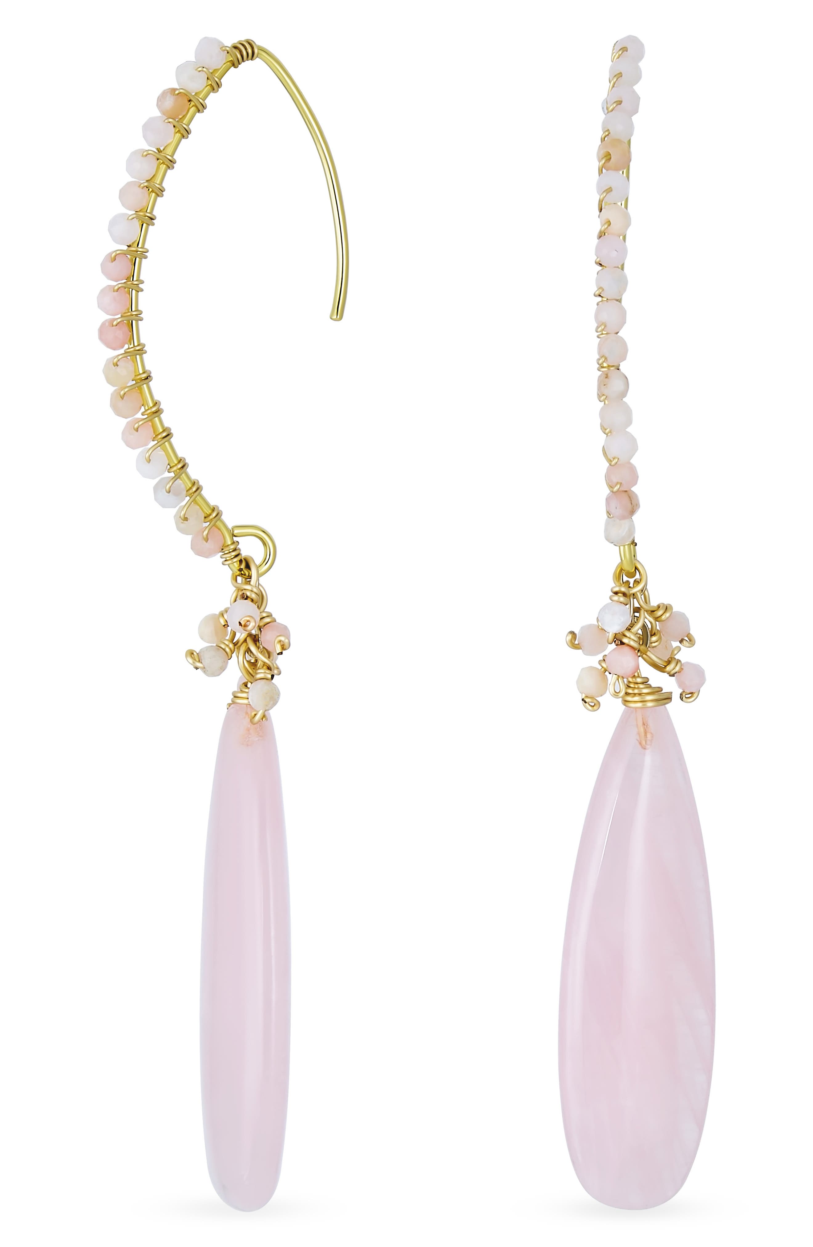 BLING JEWELRY Cluster Teardrop Earrings