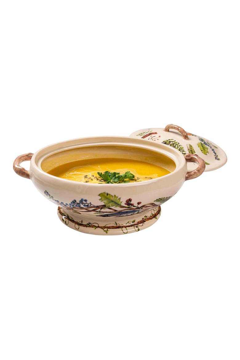 Forest Walk Soup Tureen, Alternate, color, CAFE AU LAIT