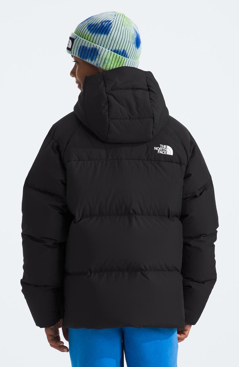 The North Face Kids' North 600-Fill-Power Down Hooded Jacket, Alternate, color, Tnf Black