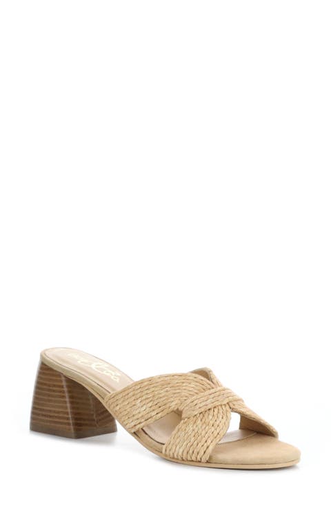 Gessa Block Heel Slide Sandal (Women)