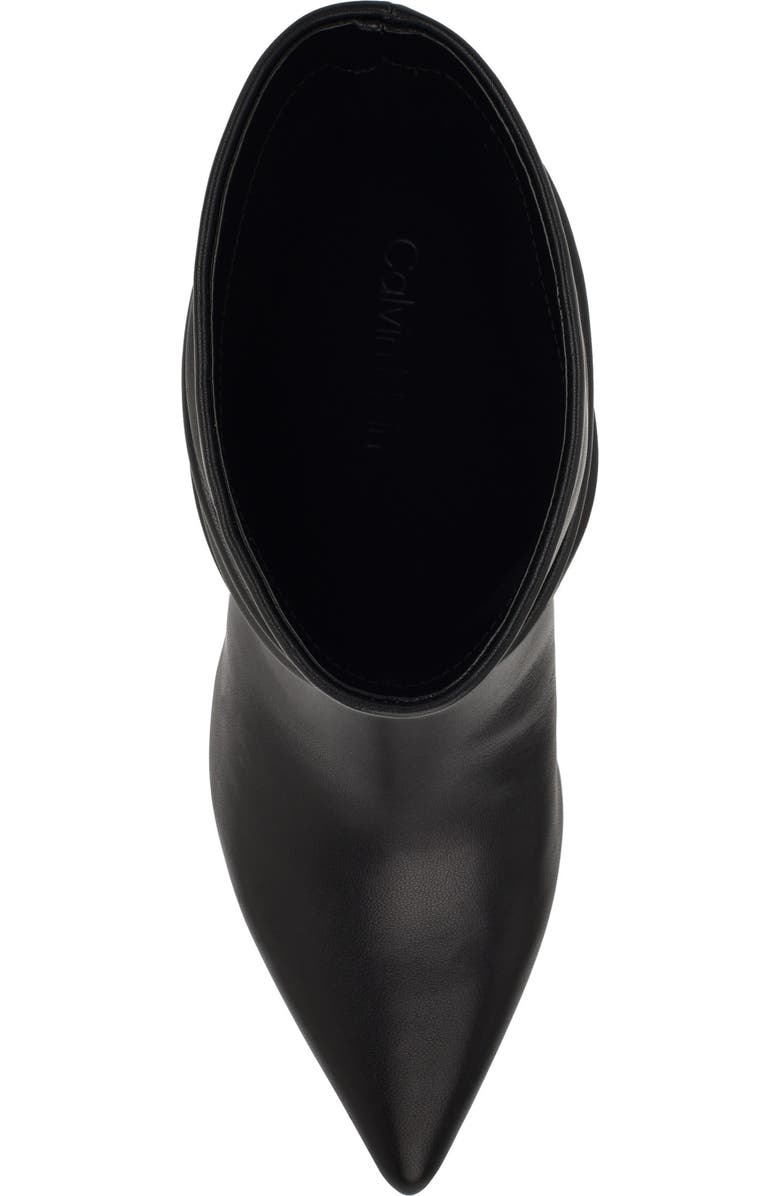 Calvin Klein Cerine Slouch Pointed Toe Bootie, Alternate, color, Black