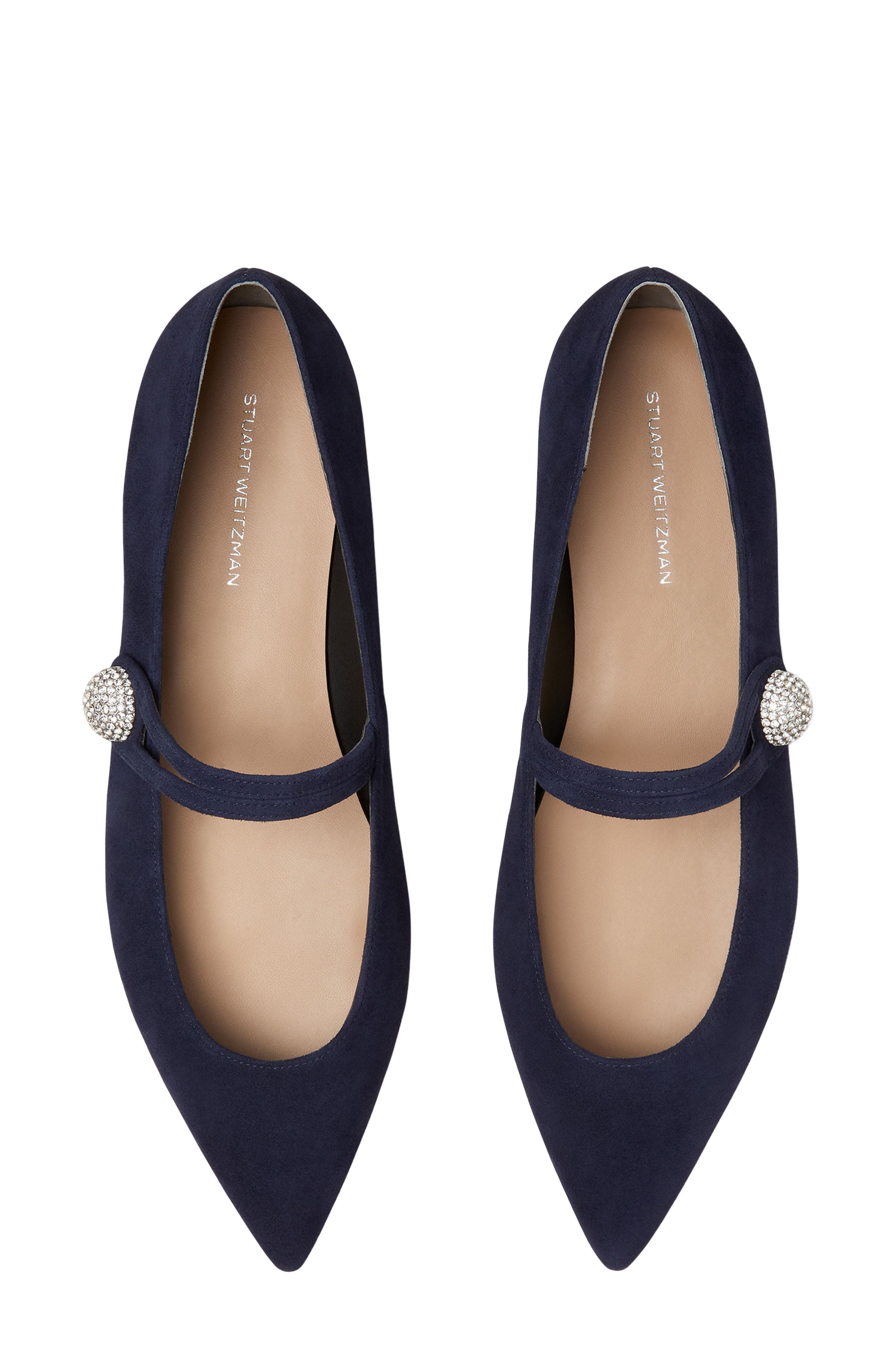 Dede Mary Jane Flat, Alternate, color, NICE BLUE
