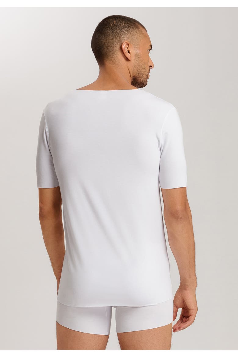 Clean Cut Seamless V-Neck T-Shirt, Alternate, color, White