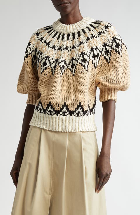 Marty Fair Isle Mako Cotton Sweater