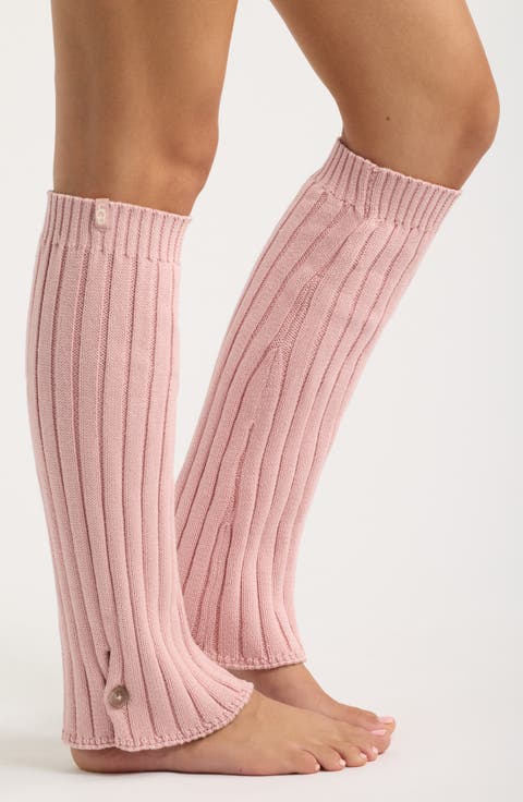 Talullah Cotton Blend Rib Leg Warmers