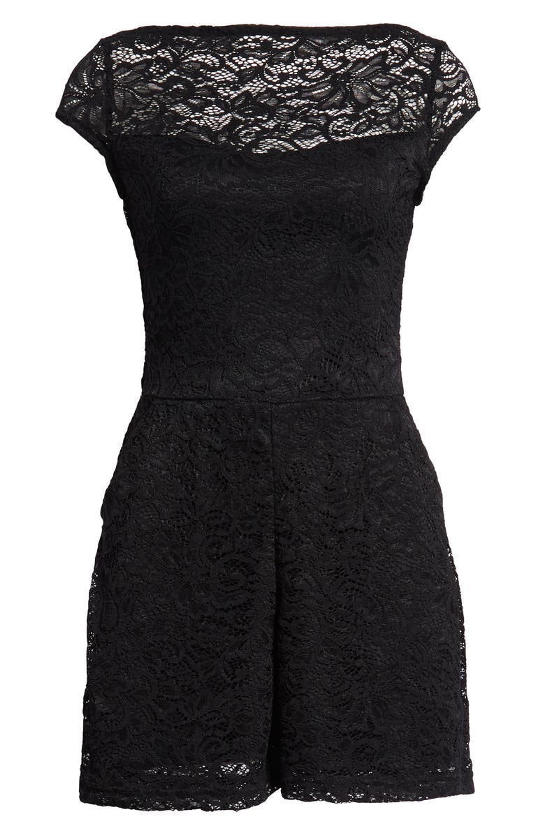 Sentimental NY Lace Romper, Alternate, color, 