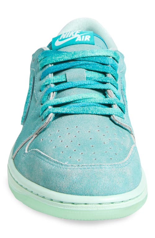 Jordan Air 1 Retro Low Sneaker In Washed Teal/teal/igloo