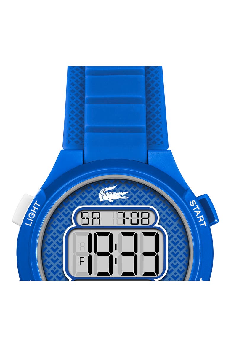 Kids' LC33 Silicone Strap Watch, 34mm, Alternate, color, BLUE