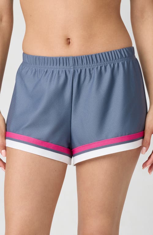 Florence By Mills Mesh Boxer Shorts In Blue