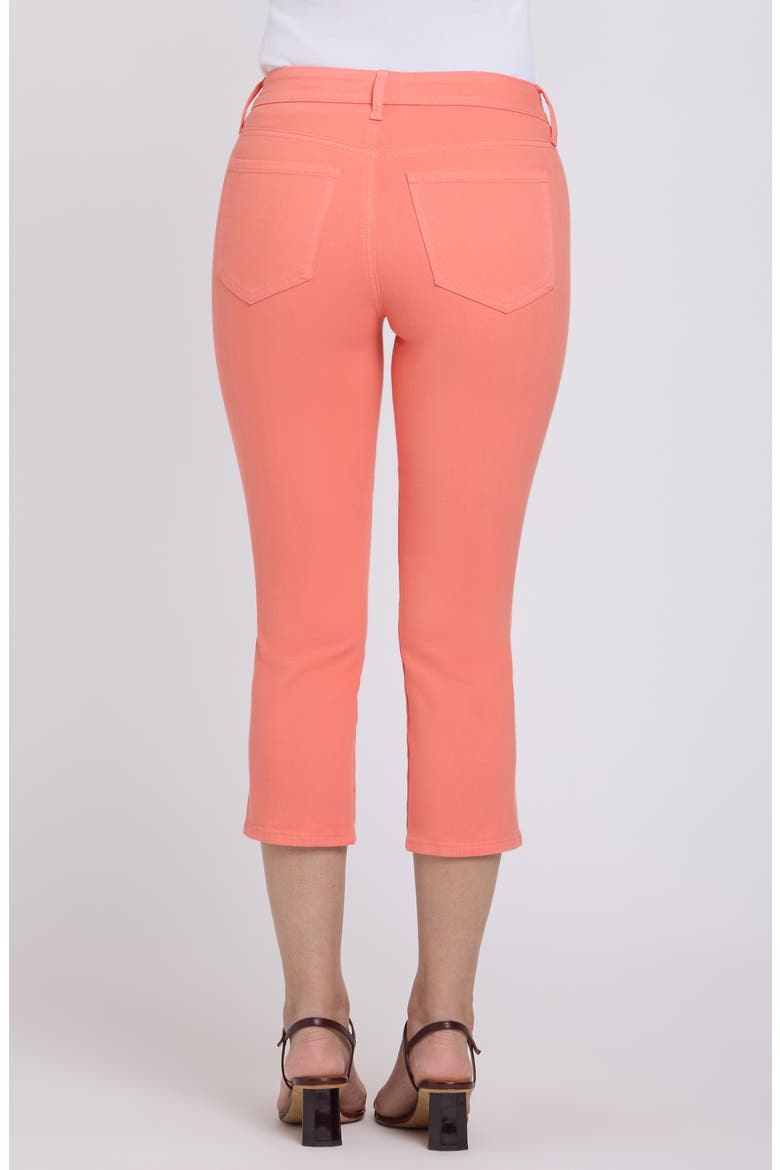 Chloe Side Slit Crop Jeans, Alternate, color, PEACHINESS