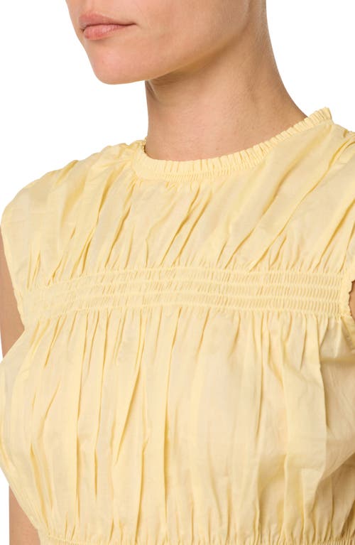 Shop Joe's Sleeveless Cotton Voile Peplum Top In Anise Flower