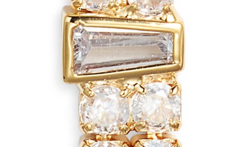Nordstrom Cubic Zirconia Tennis Y-necklace In Clear- Gold