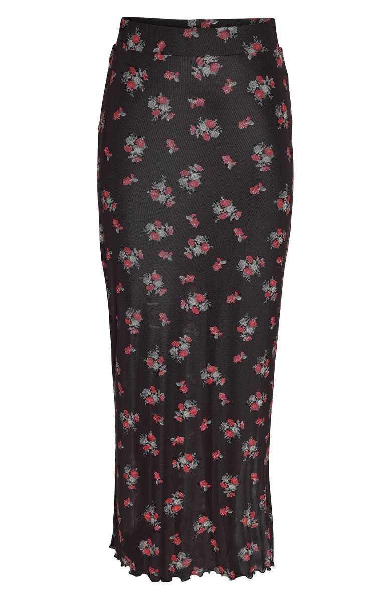 Noisy may Lesley Print Maxi Skirt, Alternate, color, 