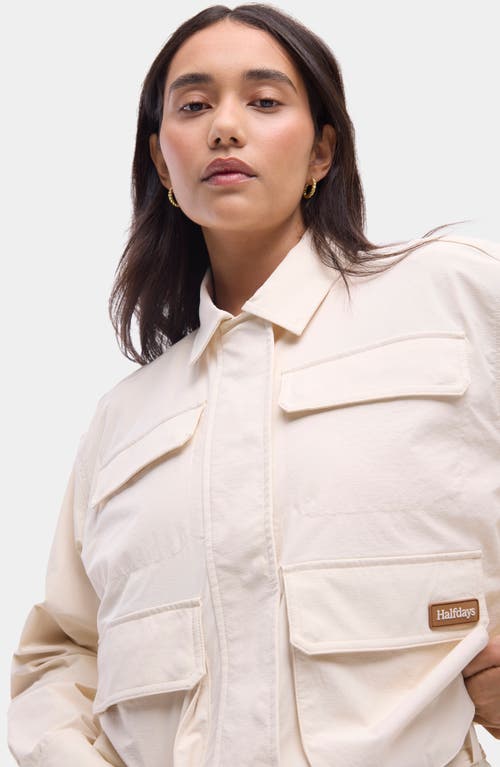Halfdays Nan Field Jacket In Oatmilk