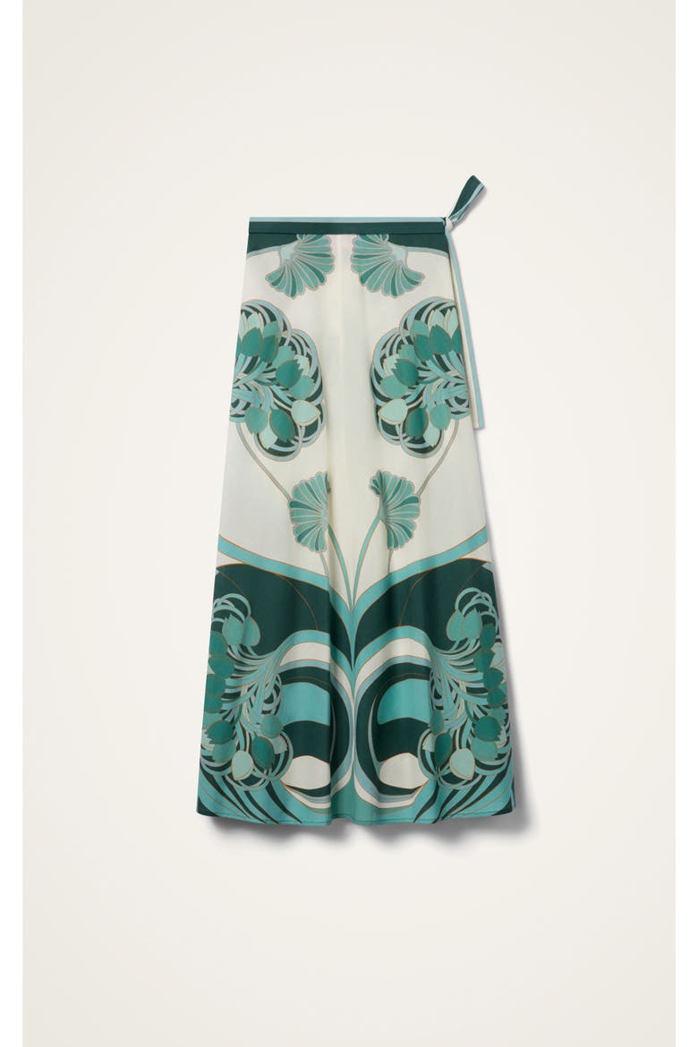 Sarong Skirt, Alternate, color, Blooming Tulip Placée Menta