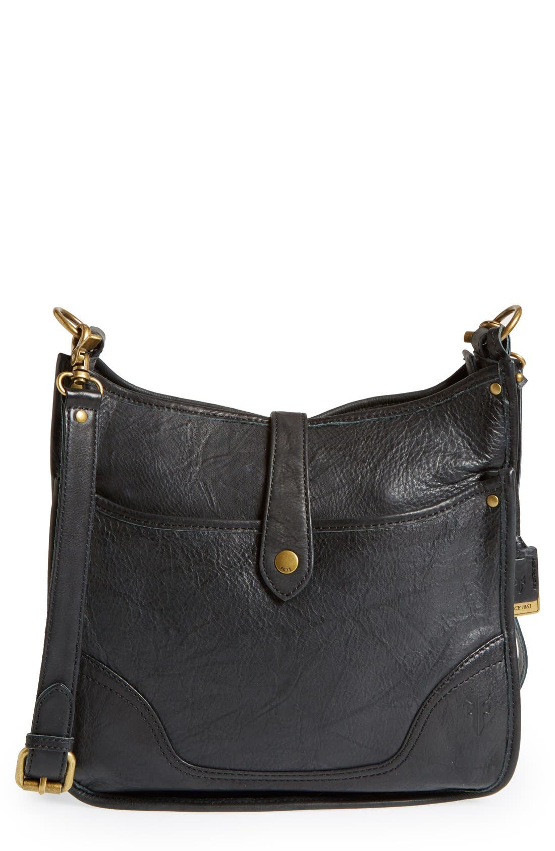 Frye 'Campus' Leather Crossbody Bag, Main, color, 