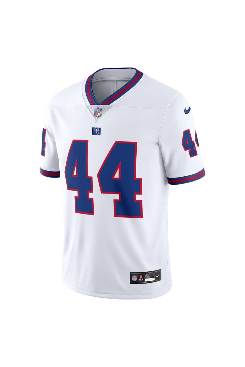 Men's Nike Cam Skattebo White New York Giants Vintage White Vapor Untouchable Stitched Limited Jersey, Alternate, color, White