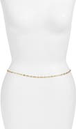 VIDAKUSH Rectangular Crystal Station Belly Chain