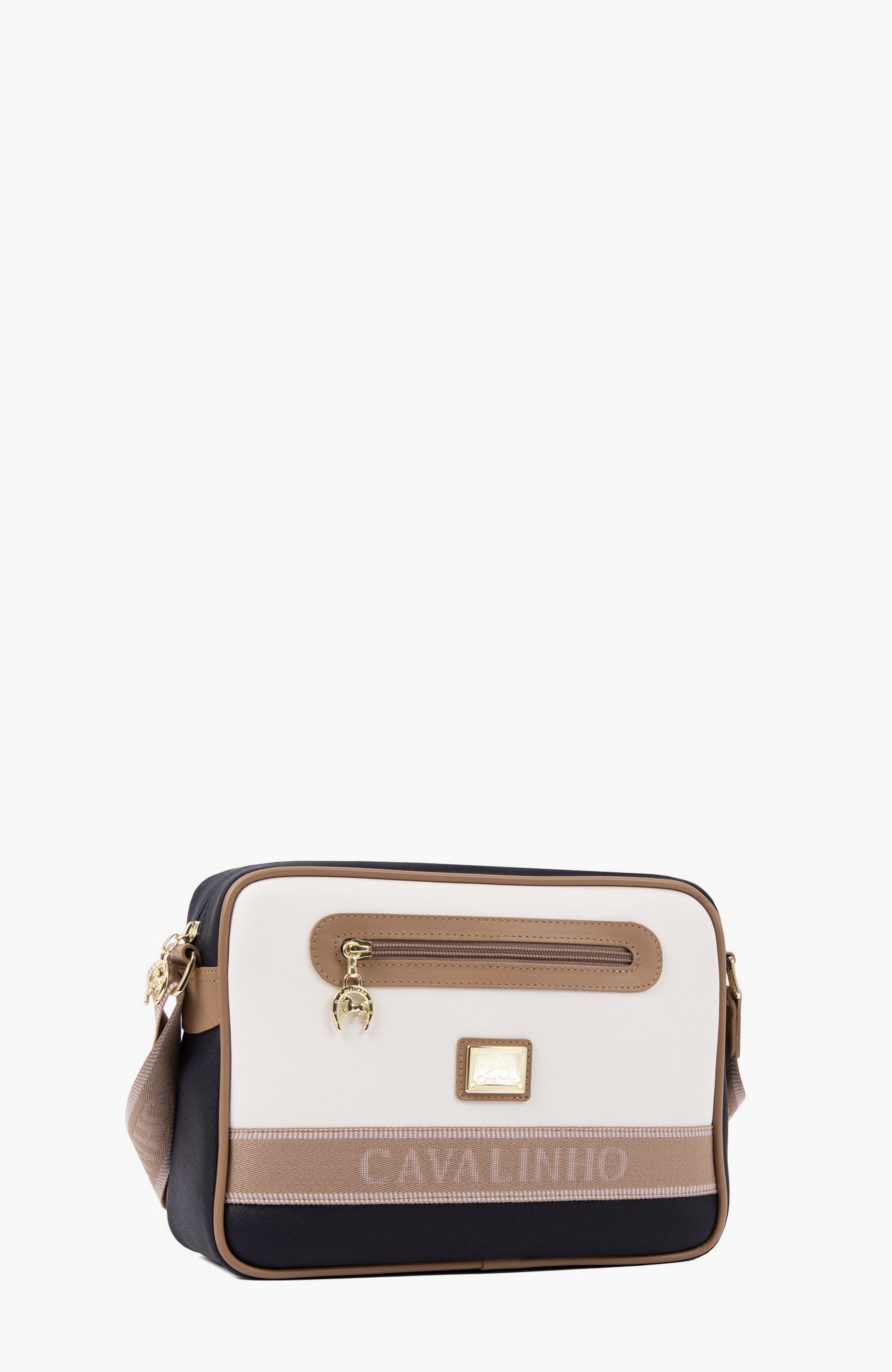 Only By Cavalinho Crossbody Bag 610, Alternate, color, Beige / White / Navy