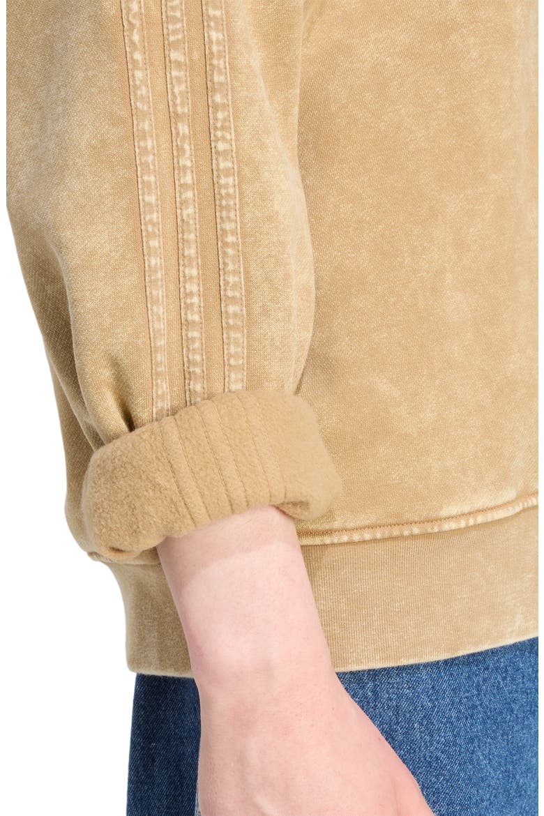 Washed Cotton Blend Hoodie, Alternate, color, CARDBO