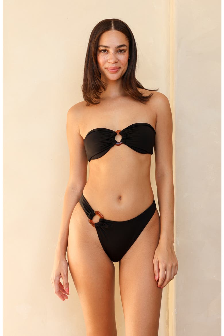 Haven Cheeky Bikini Bottom, Main, color, Black