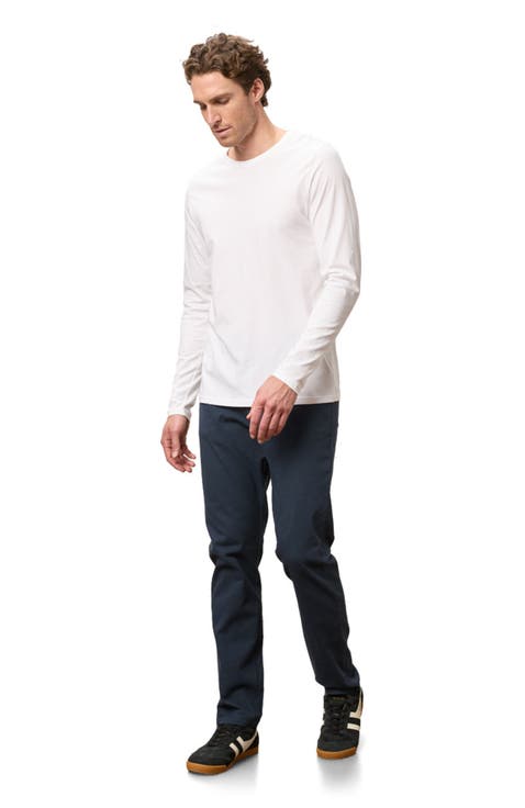 Organic Cotton Men's Softspun Essential Crewneck Long Sleeve Tee