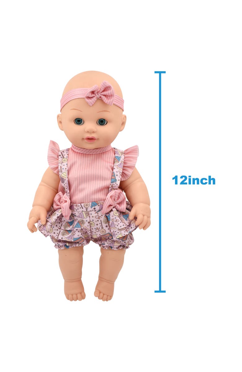 Little Darlings Out For A Stroll Cupcake Lollipop Outfit, Alternate, color, Multicolored