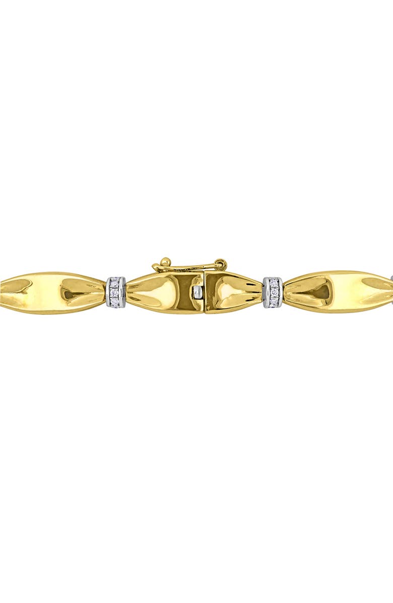 Julianna B. 1/4 CTW Diamond Station Bracelet 14k, Alternate, color, 14K Yellow Gold