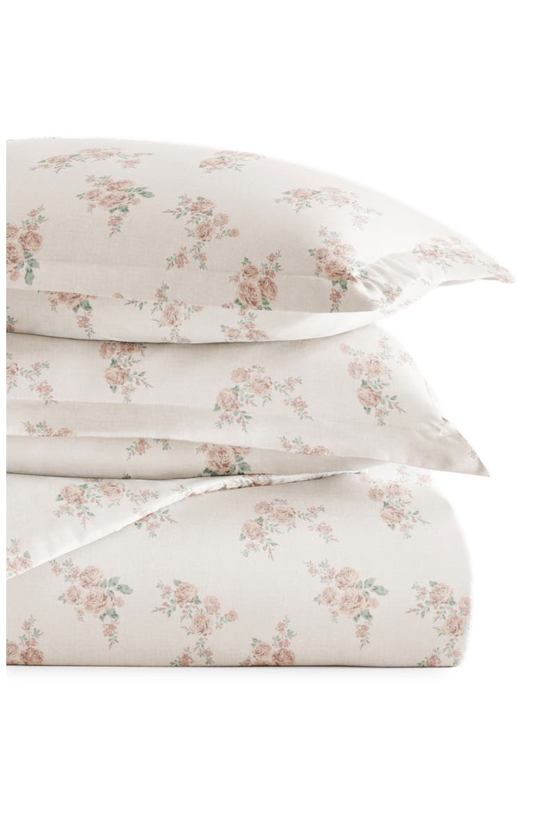 Patterned Duvet Set, Alternate, color, ROSE