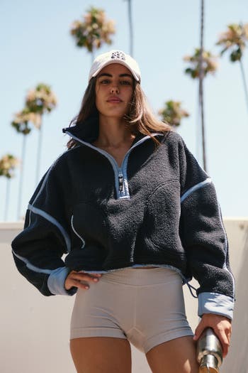 Free People FP Movement Mountain High Fleece Half Zip