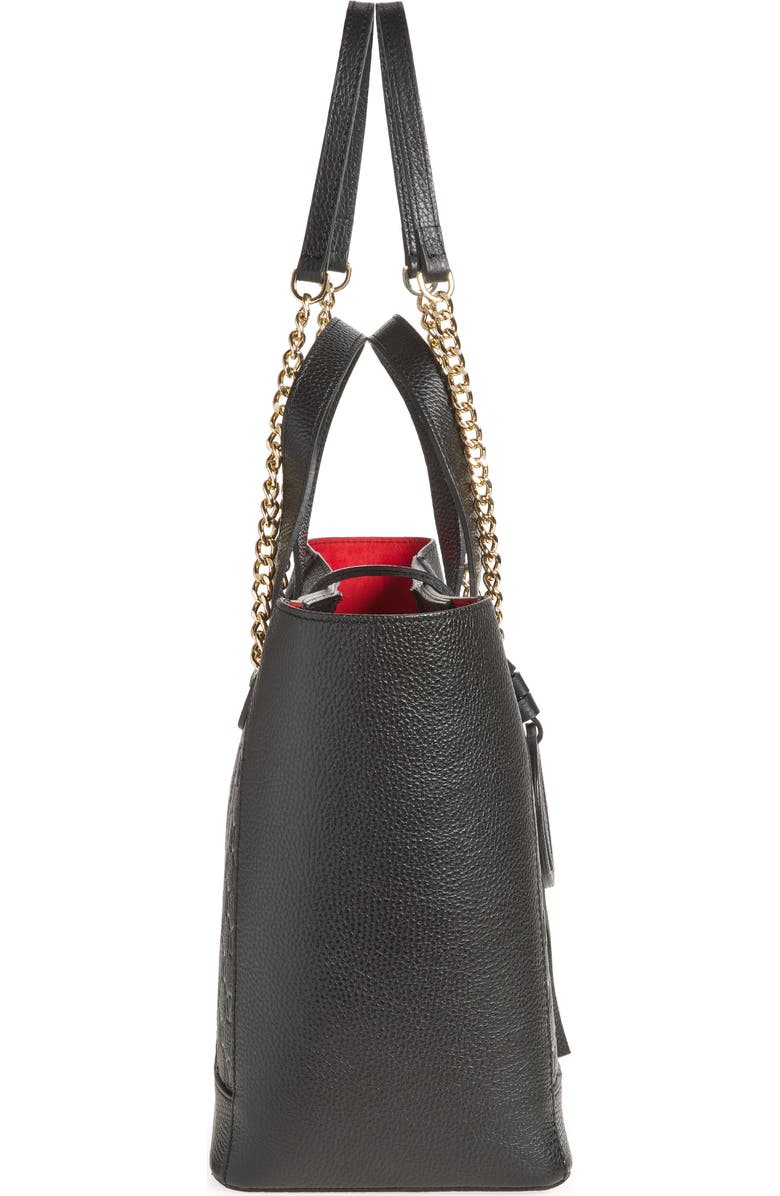 VALENTINO BY MARIO VALENTINO Sophie Medallion Leather Tote, Alternate, color,