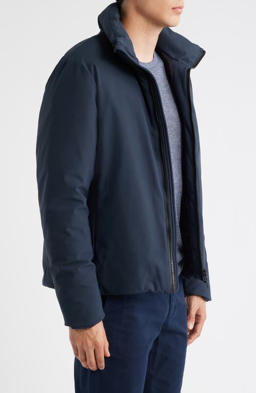 Save The Duck Sabal Water Resistant Hooded Jacket In Blue